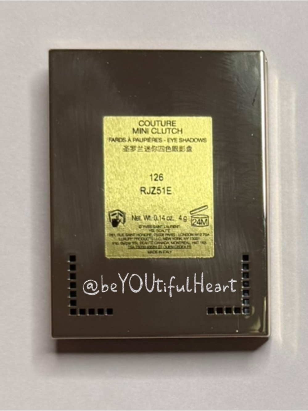 Yves Saint Laurent Couture Mini Clutch Sparkling Lust Luxury Eyeshadow Palette - Picture 8 of 15